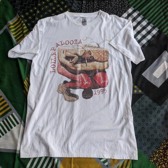 Nicole P Tops - Lollapalooza Promo Graphic Retro Concert Unisex Streetwear Music Festival 125